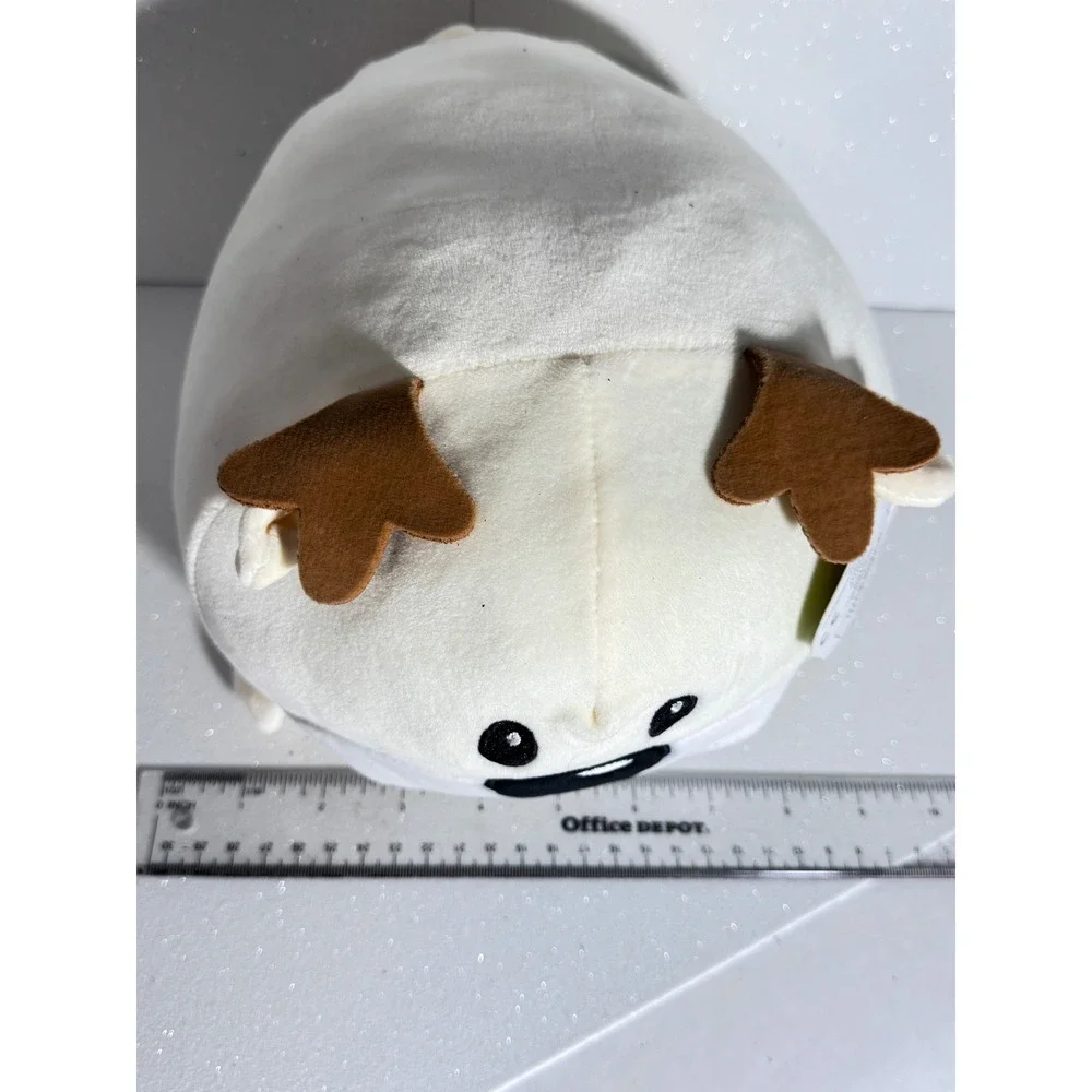 Bun Bun Stacking Plush Reindeer Cream Holiday Squishy Stuffed Animal 6 inch